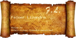 Felner Lizandra névjegykártya